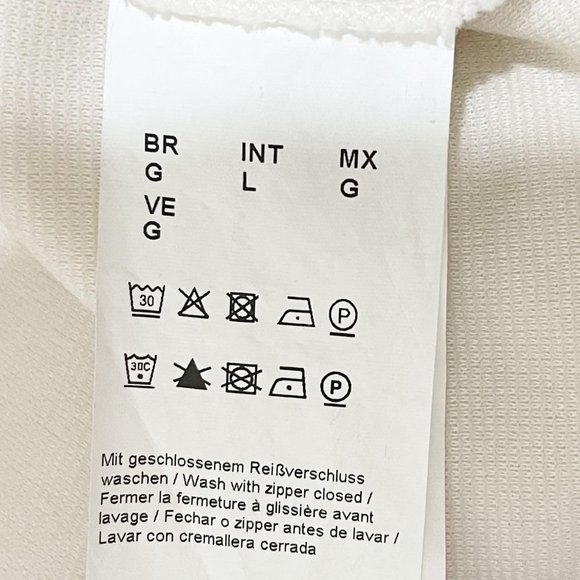 Hugo Orange by Hugo Boss 1/2 Sleeve Scoop Neck Depleat Dress - Picture 6 of 7